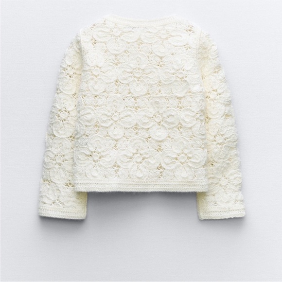 Zara Knit Macram Sweater - Picture 4 of 4